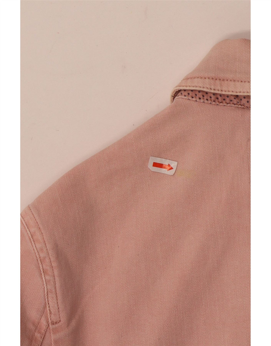 Giacca in denim da donna Joules UK 12 cotone rosa medio