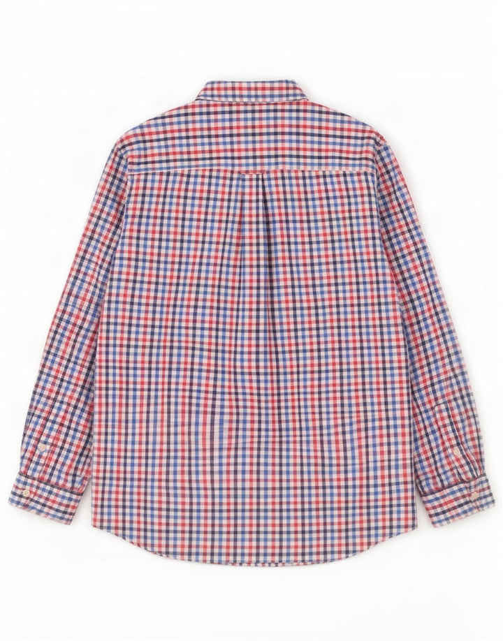 Chaps Camicia da uomo Easy Care XL in cotone a quadretti multicolore