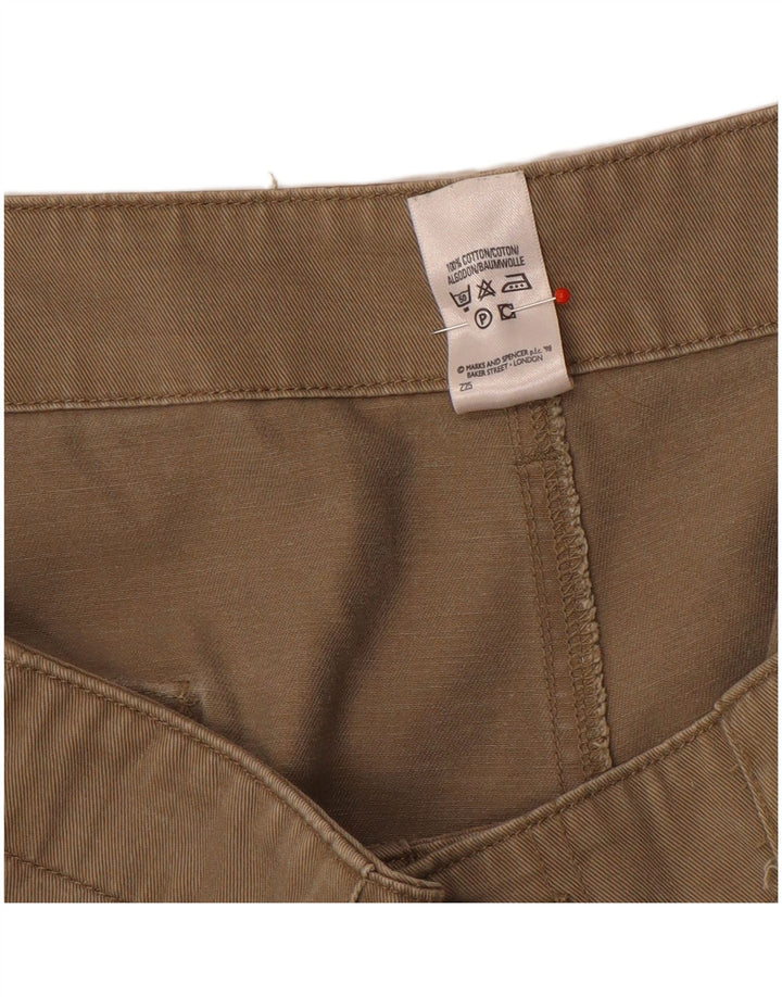 Pantaloncini cargo da uomo Marks & Spencer XL W40 in cotone beige