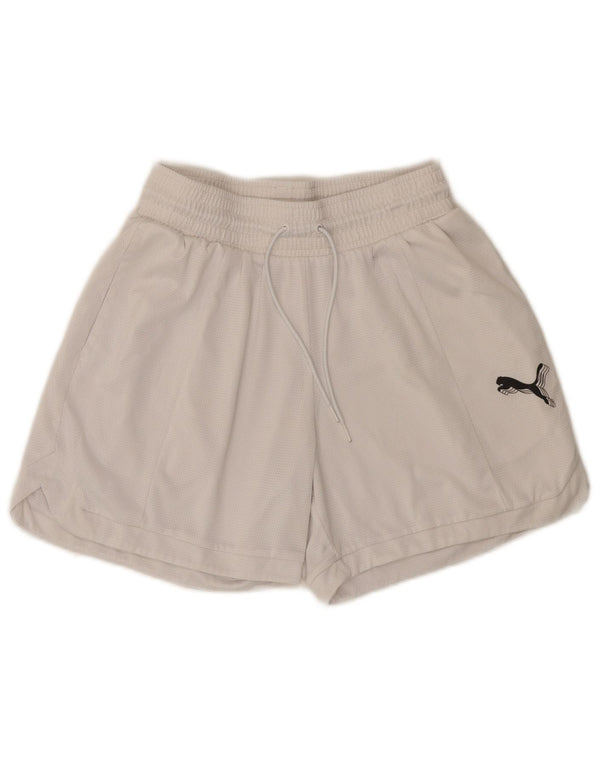 Pantaloncini sportivi da donna Puma UK 8 Small Bianco Poliestere