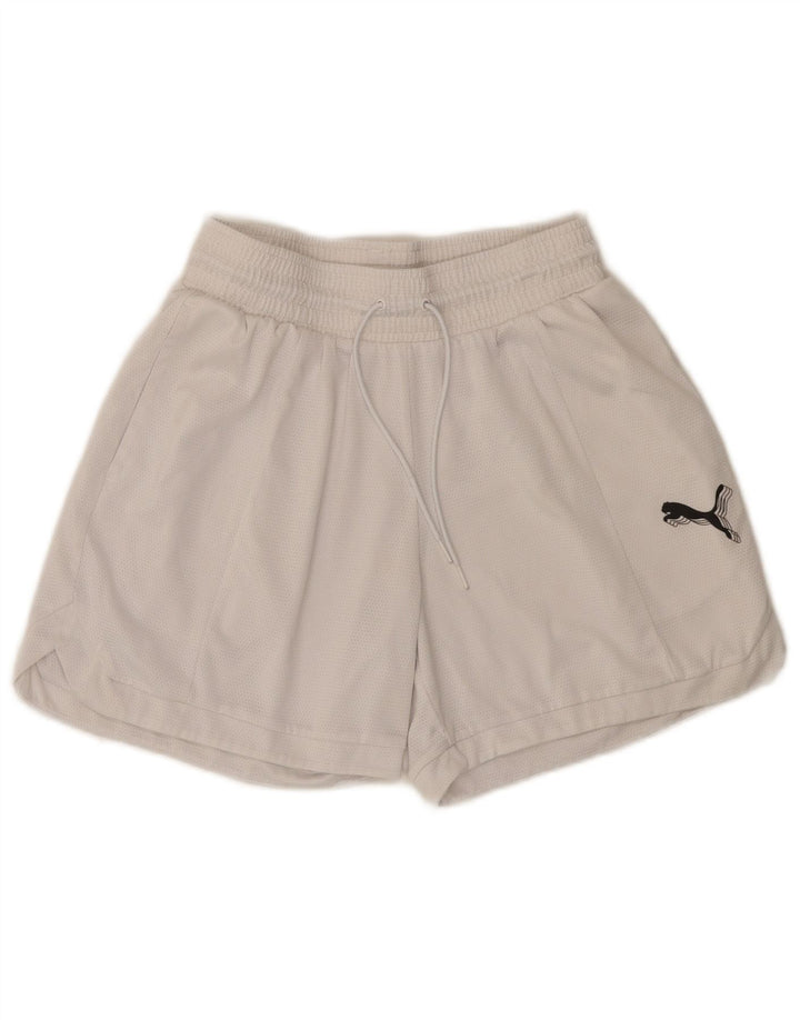 Pantaloncini sportivi da donna Puma UK 8 Small Bianco Poliestere