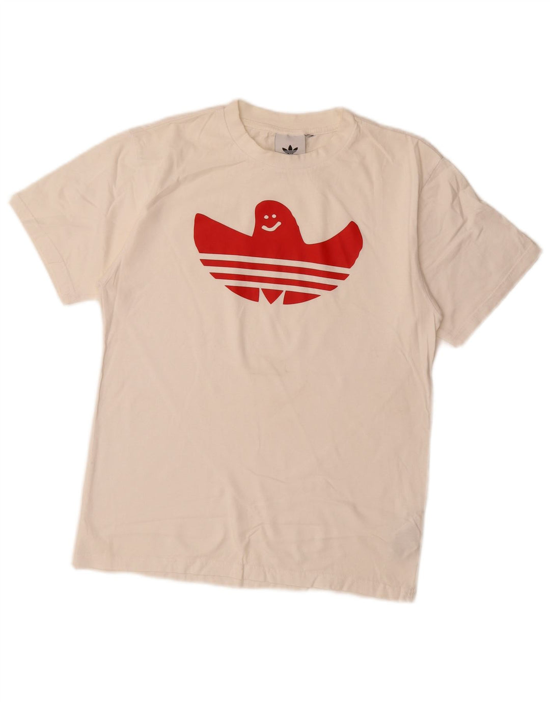 T-shirt grafica da uomo Adidas Top piccola bianca