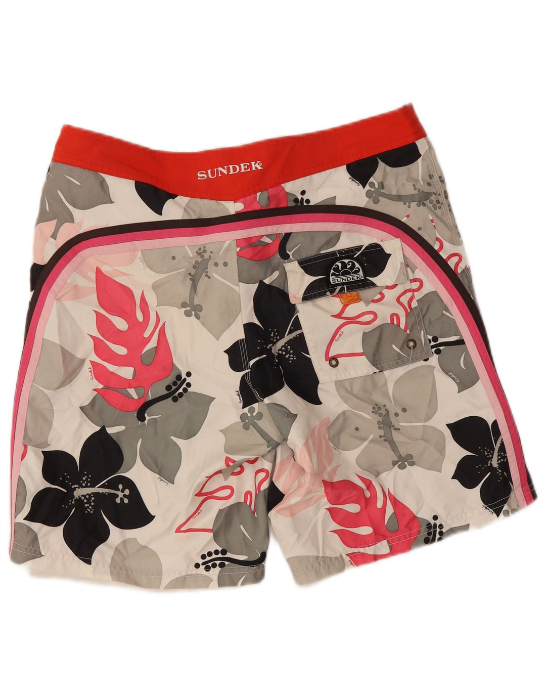 Pantaloncini da bagno da uomo Sundek Poliestere floreale multicolore medio