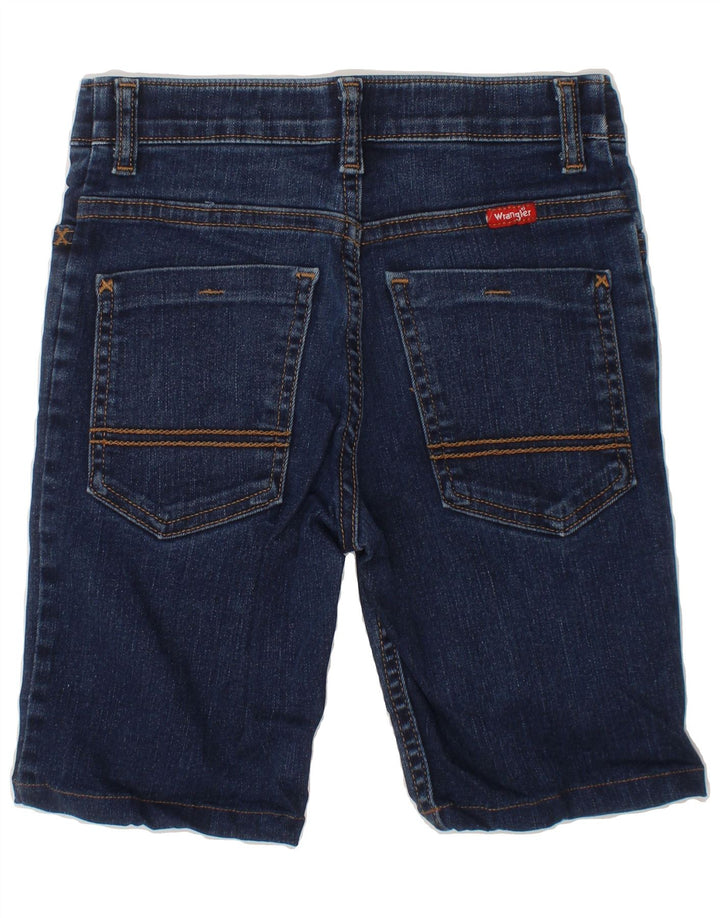 WRANGLER Boys Flex Denim Shorts 9-10 Years W25  Blue Cotton Vintage Wrangler and Second-Hand Wrangler from Messina Hembry 