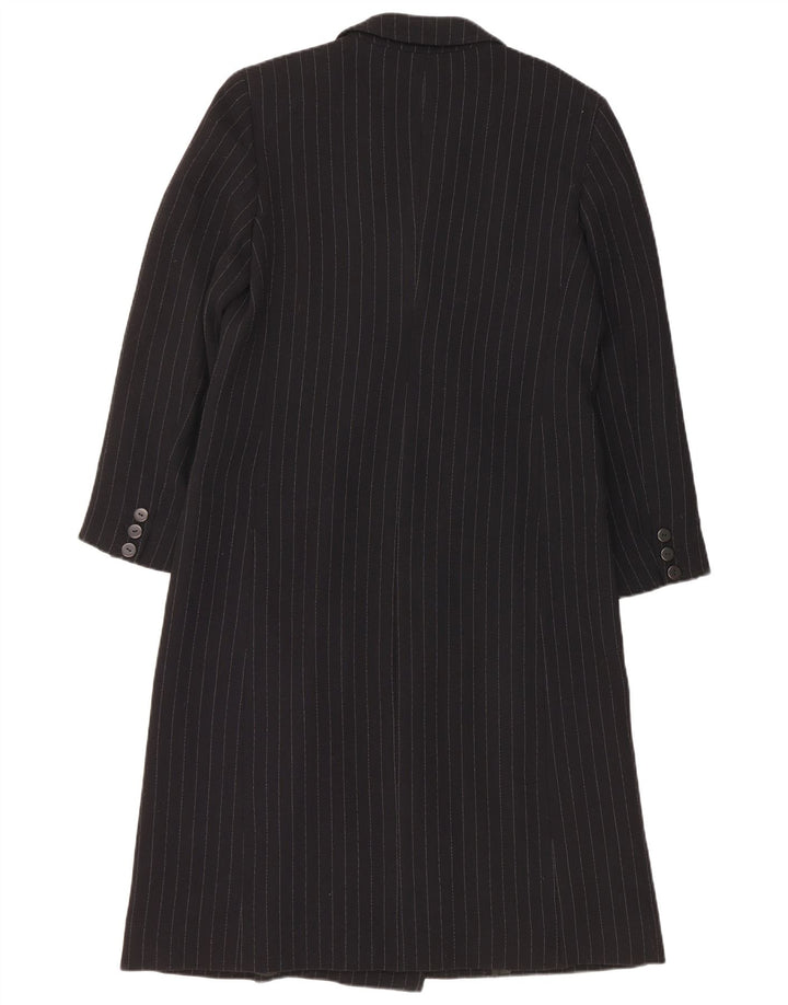 Cappotto Donna Krizia IT 42 Medio Nero Gessato Viscosa
