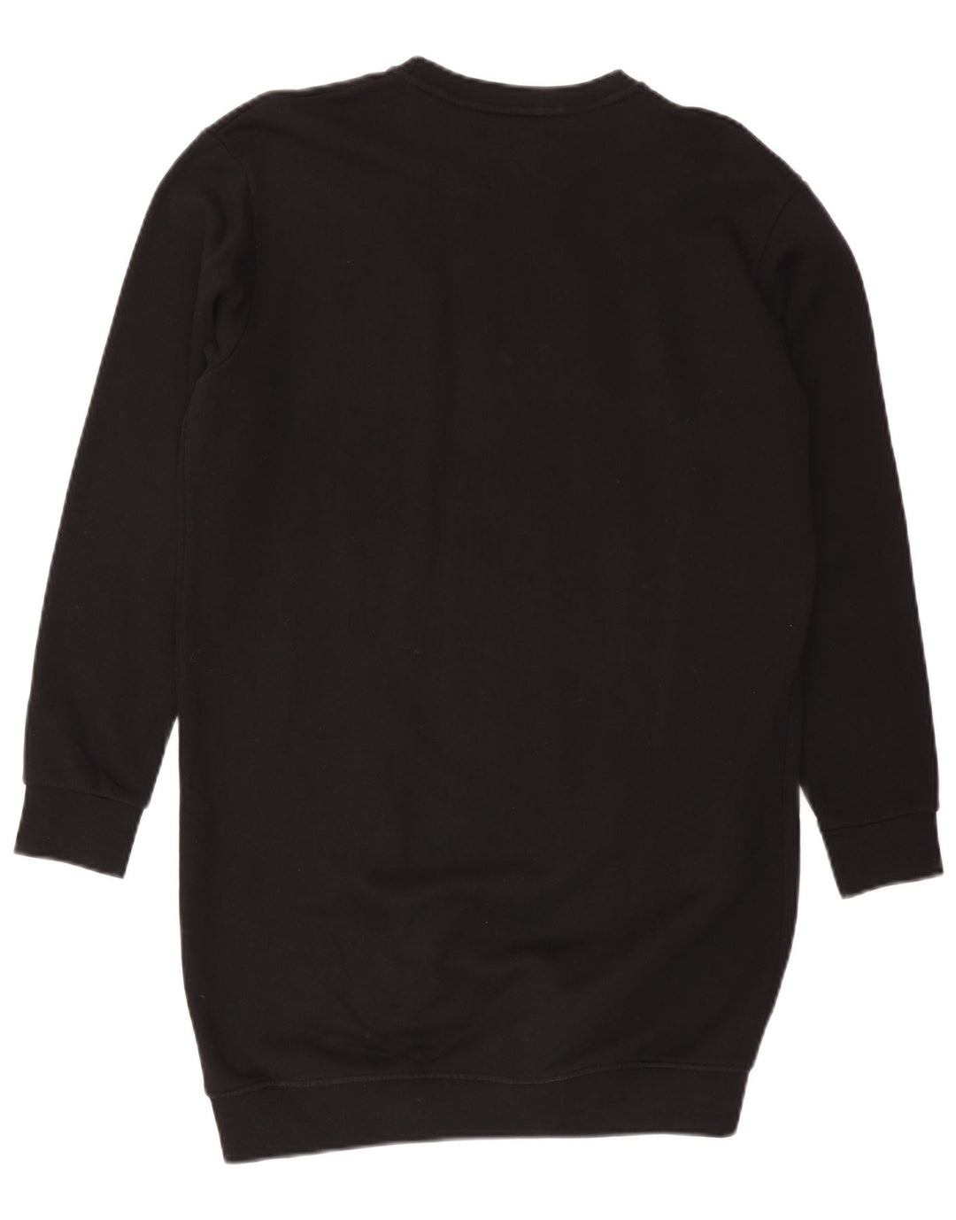 Pyrex Abito maglione felpa oversize da donna UK 10 Piccolo cotone nero