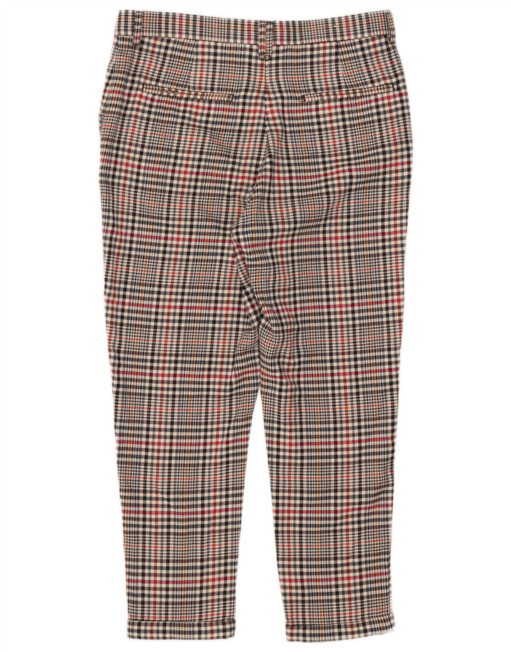 Pantaloni corti da uomo Zara EU 40 medio W31 L25 poliestere a quadri beige