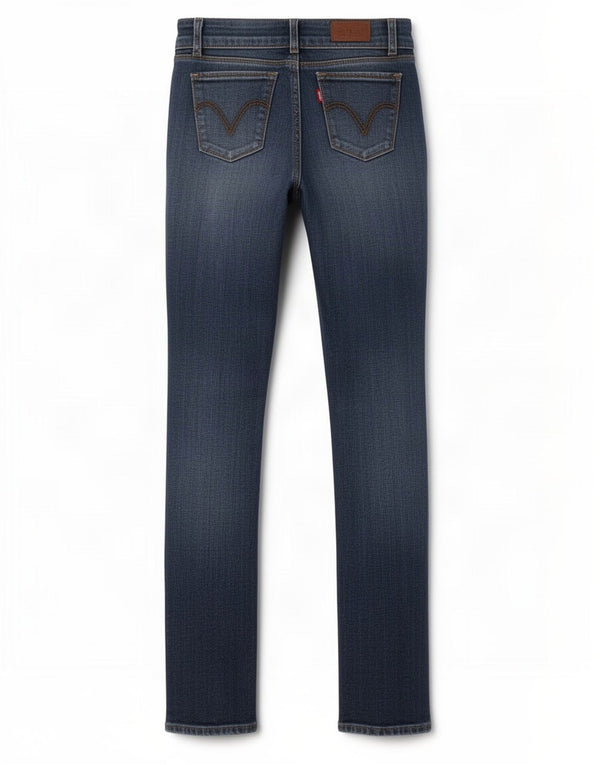 Jeans Levi's 571 Slim da donna W30 L34 cotone blu navy