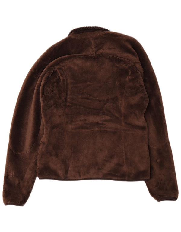 Giacca in pile da donna Patagonia UK 16 Large Marrone Poliestere