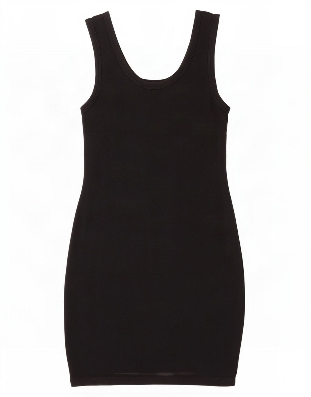 Abito aderente senza maniche da donna Zara UK 12 medio nero