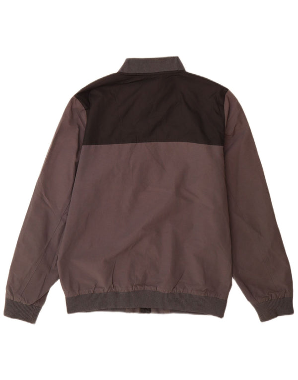 Giubbotto bomber da ragazzo Lyle & Scott 14-15 anni in cotone color block grigio