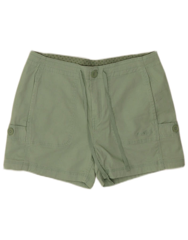 Pantaloncini cargo da donna Weird Fish UK 8 piccoli W32 cotone verde