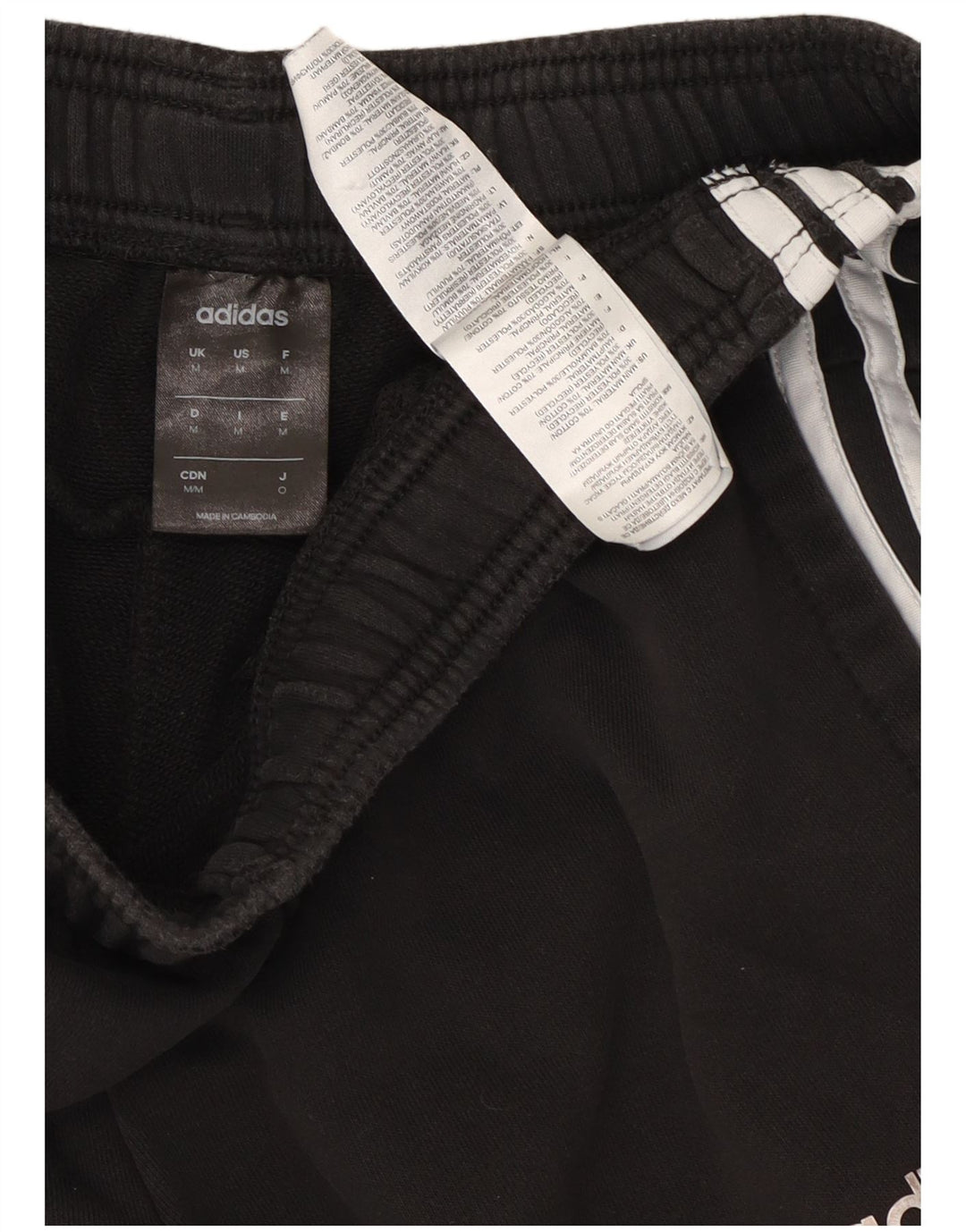 Pantaloni da tuta da uomo Adidas Joggers medio cotone nero