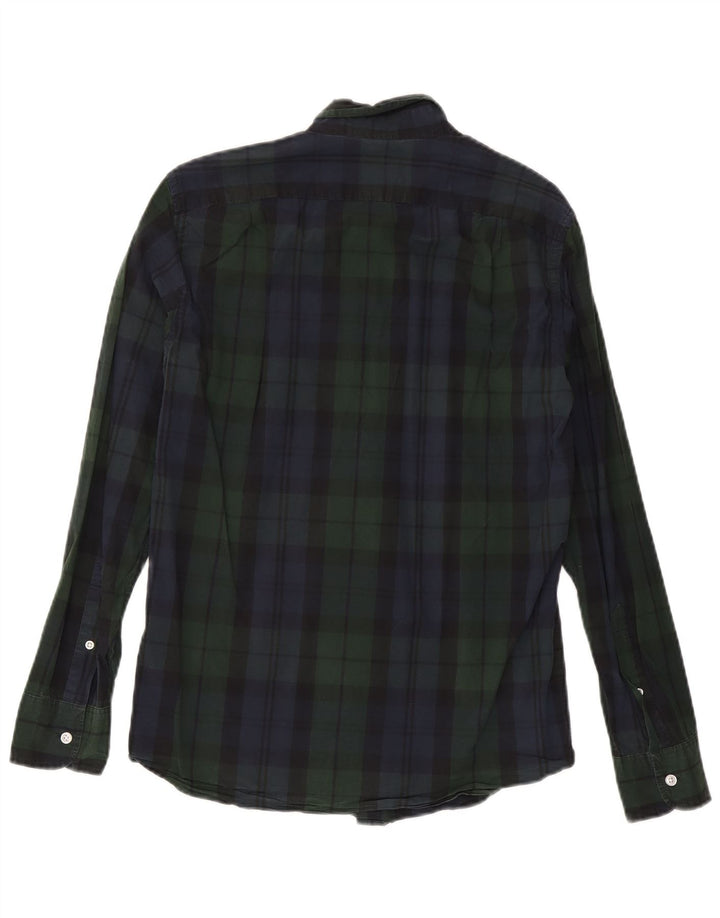 Camicia slim da uomo J. Crew in cotone a quadri verdi piccoli