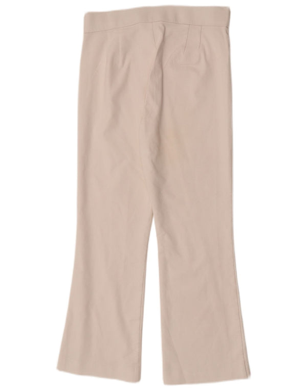Pantaloni corti svasati da donna Zara piccoli W26 L24 cotone bianco