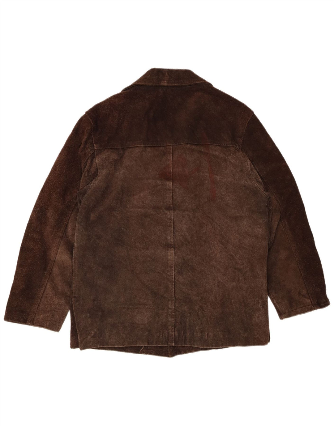 Giacca vintage in pelle scamosciata da uomo UK 38 Marrone medio