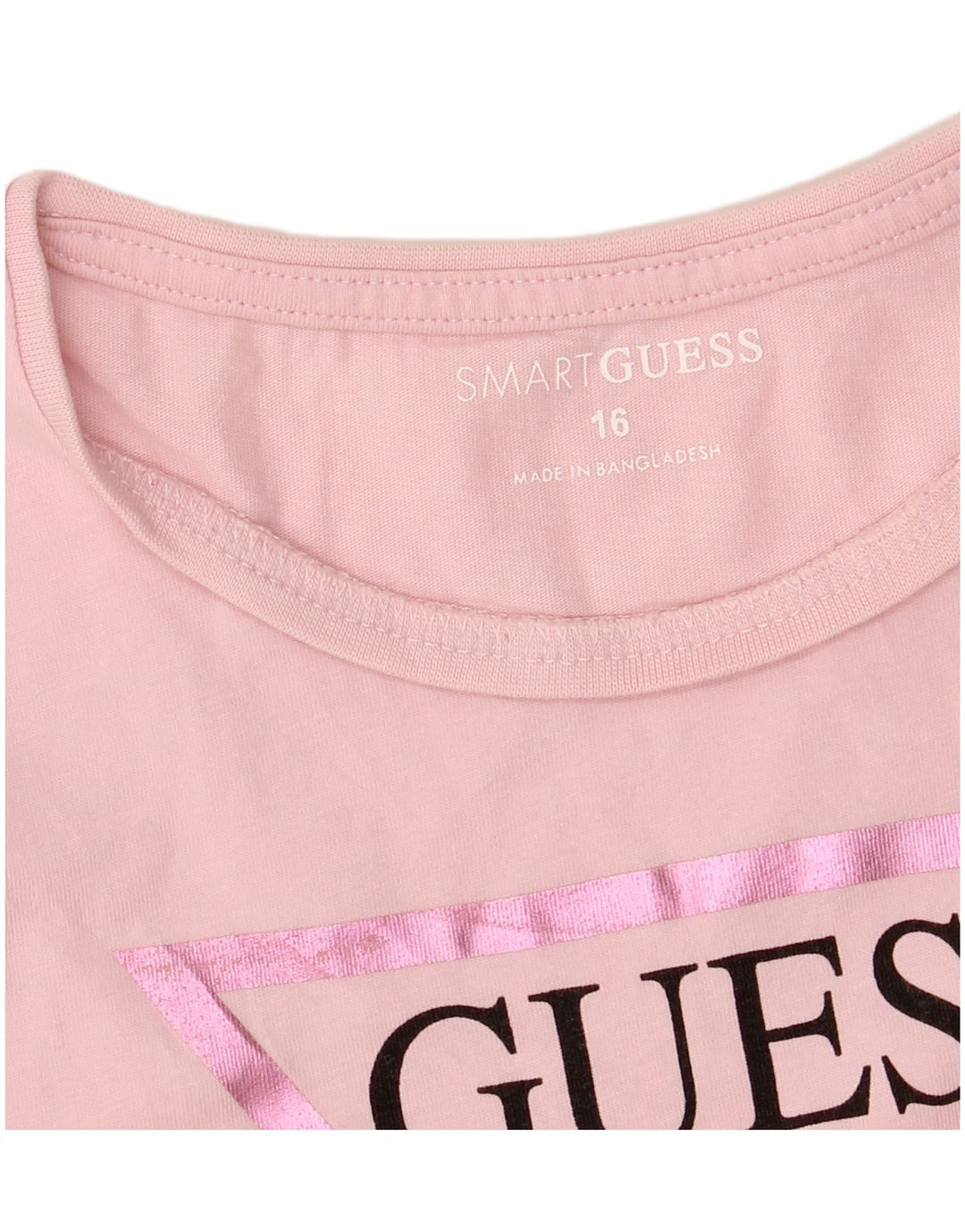 T-shirt grafica GUESS per bambina 15-16 anni Rosa