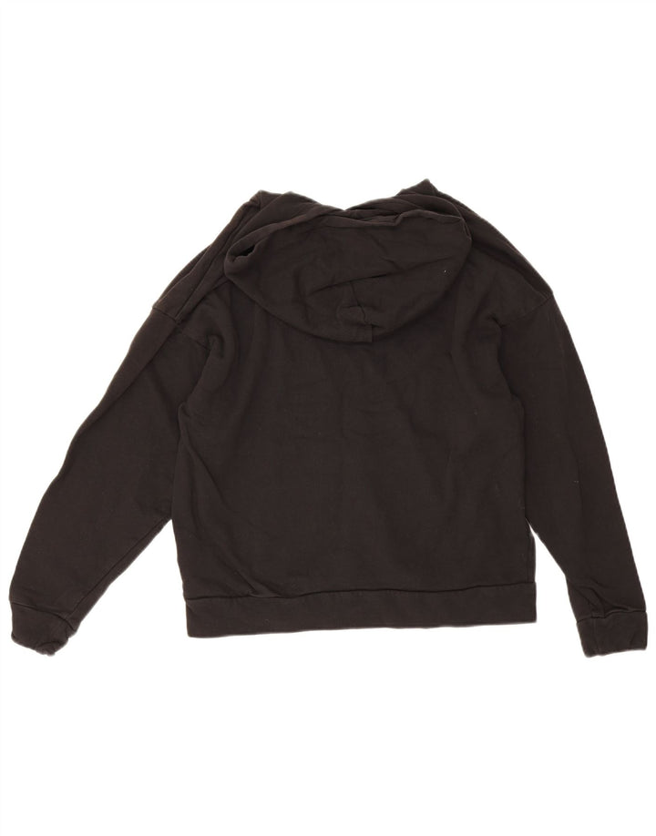 Felpa con cappuccio da donna Puma UK 14 cotone medio nero