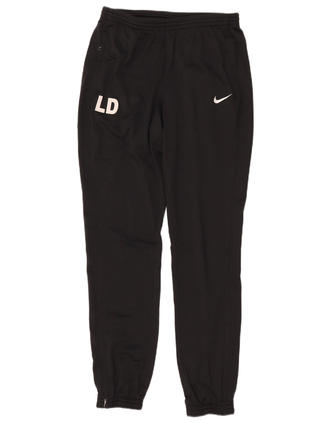 NIKE Pantaloni da tuta con grafica Dri Fit da uomo Joggers piccoli in poliestere nero