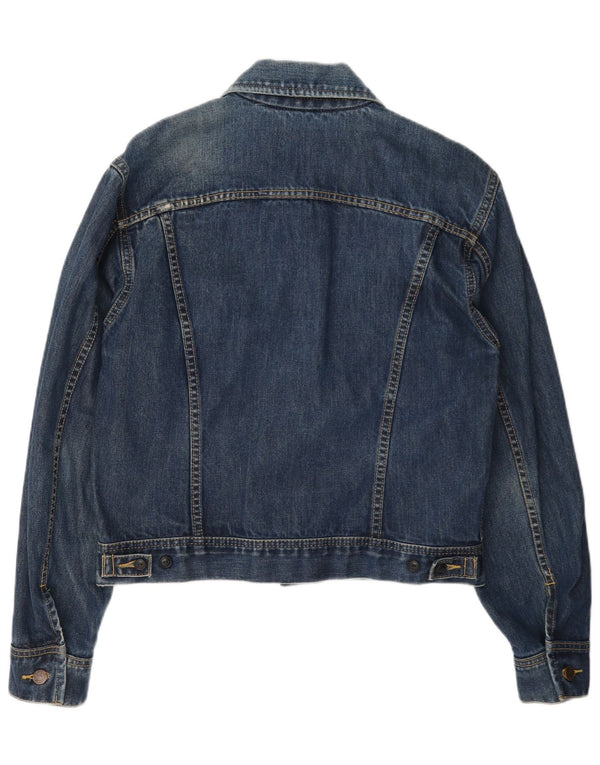 Giacca in denim da donna Lee UK 14 cotone blu medio