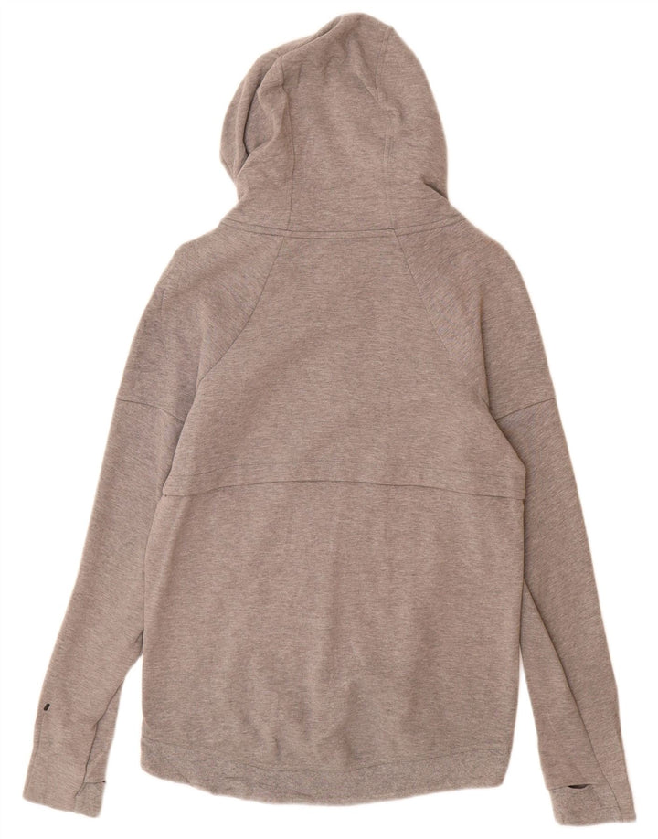 Felpa con cappuccio e zip Nike da uomo XS in cotone grigio