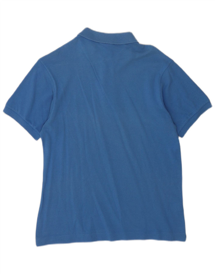 Polo da uomo Lacoste taglia 4 in cotone blu medio