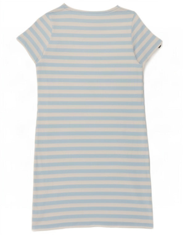 Crew Clothing Abito T-shirt da donna UK 10 Piccolo cotone a righe blu