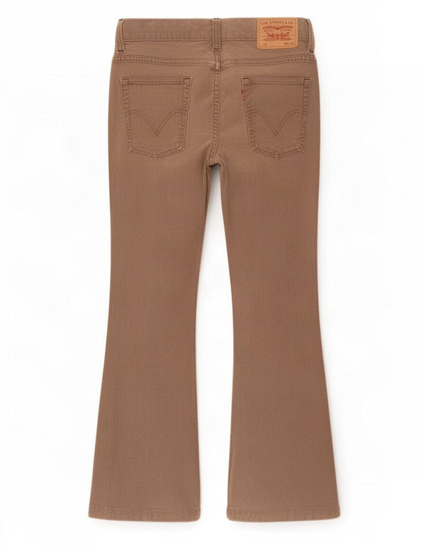 Levi's Uomo 512 Bootcut Pantaloni Casual W32 L28 Cotone Marrone