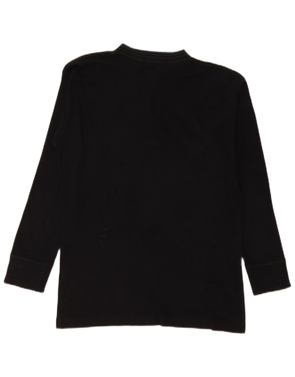 Levi's Maglia da uomo a maniche lunghe in cotone nero medio