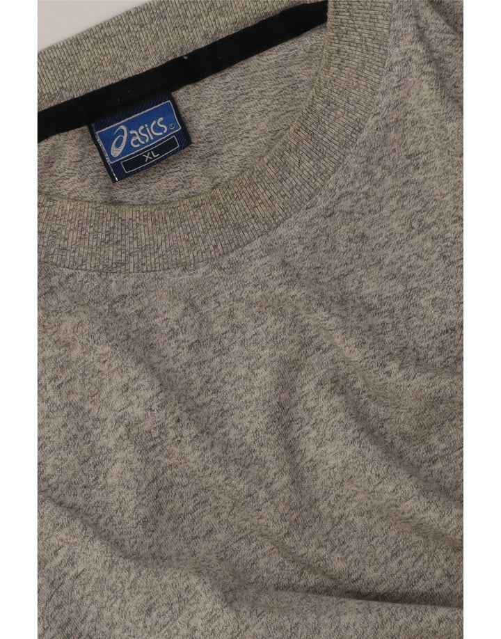 T-shirt da uomo Asics Top XL grigia screziata