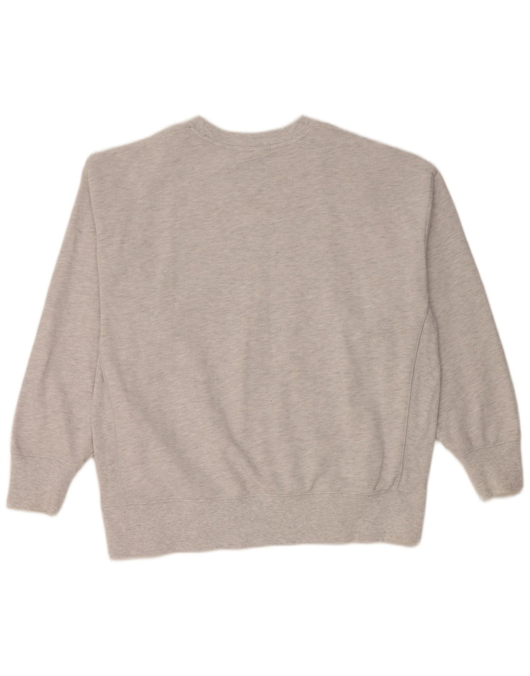 Felpa da uomo vestibilità ampia Superdry Maglione in cotone chiazzato grigio medio