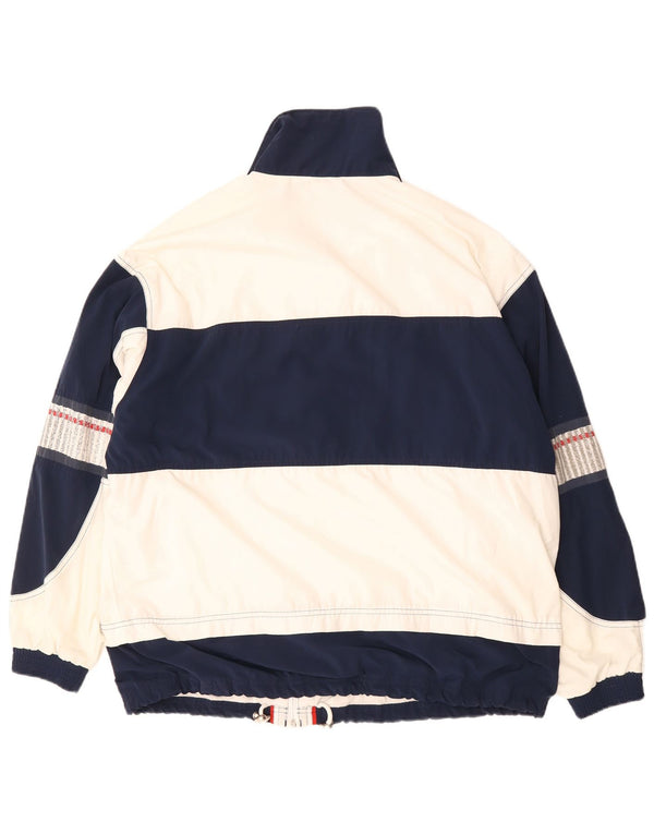 Giacca da tuta da uomo Lotto 2XL Poliestere color block bianco