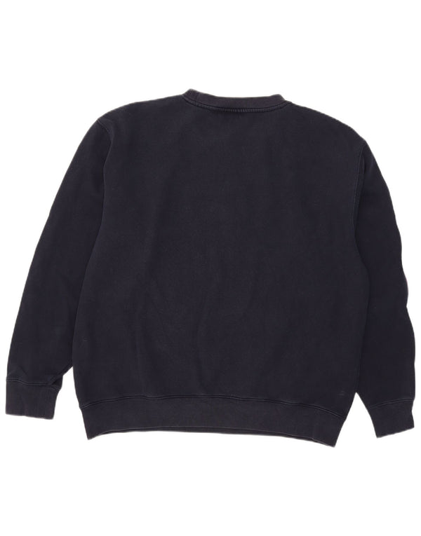 Fila Felpa grafica da uomo Maglione Large Blu Navy Colourblock
