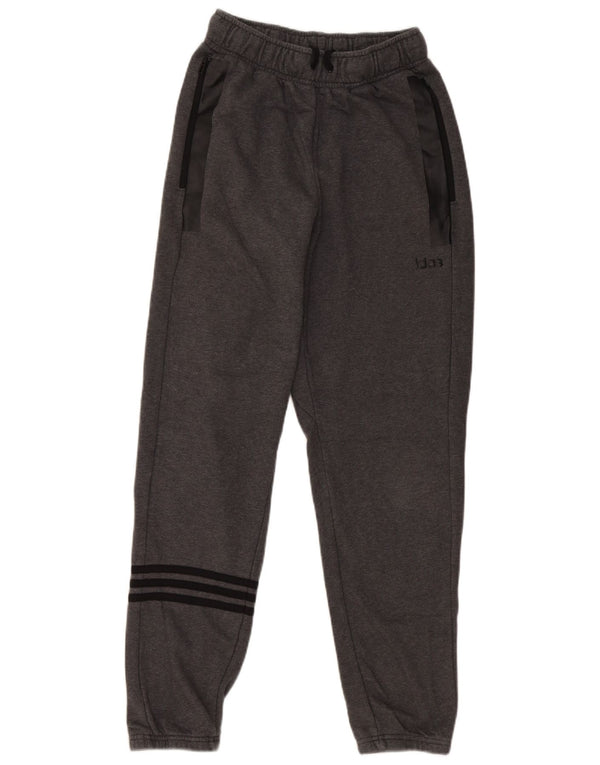 Pantaloni da tuta da uomo Adidas Climalite Joggers piccoli in cotone grigio