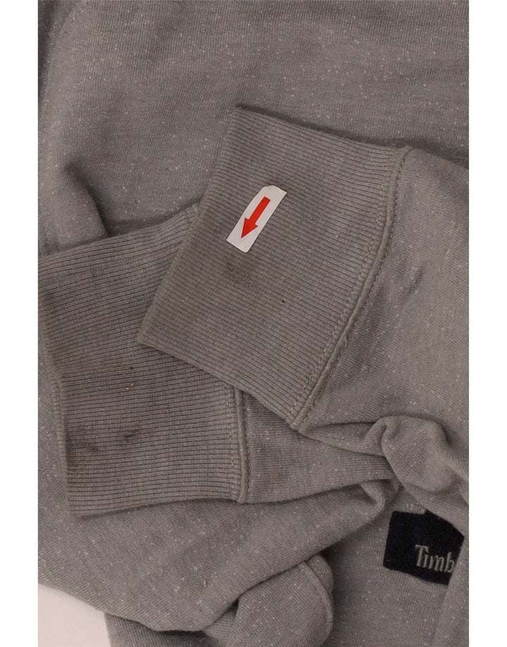 Timberland Felpa da uomo con vestibilità regolare grafica Maglione grigio medio chiazzato