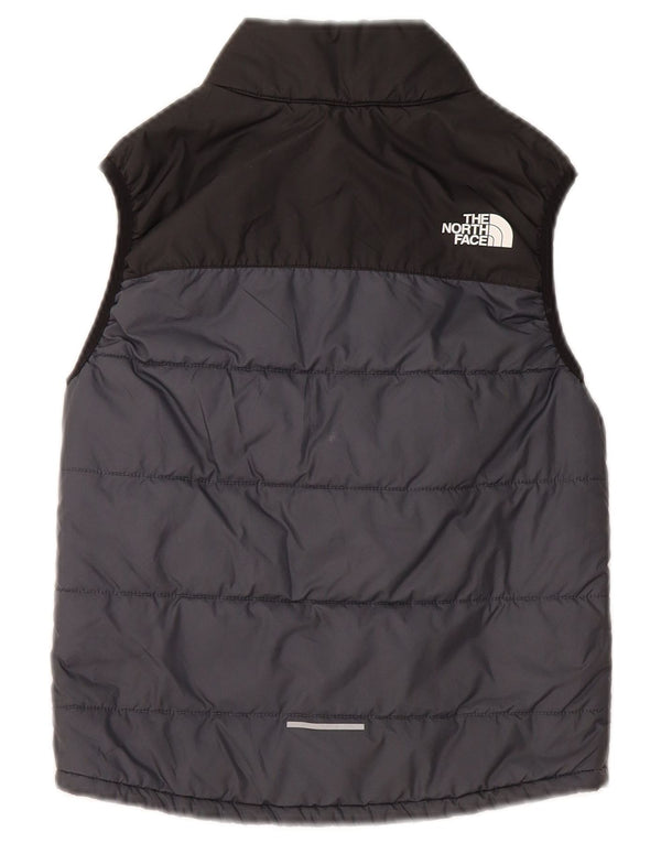Gilet imbottito per ragazzi The North Face 7-8 anni piccolo in poliestere color block grigio