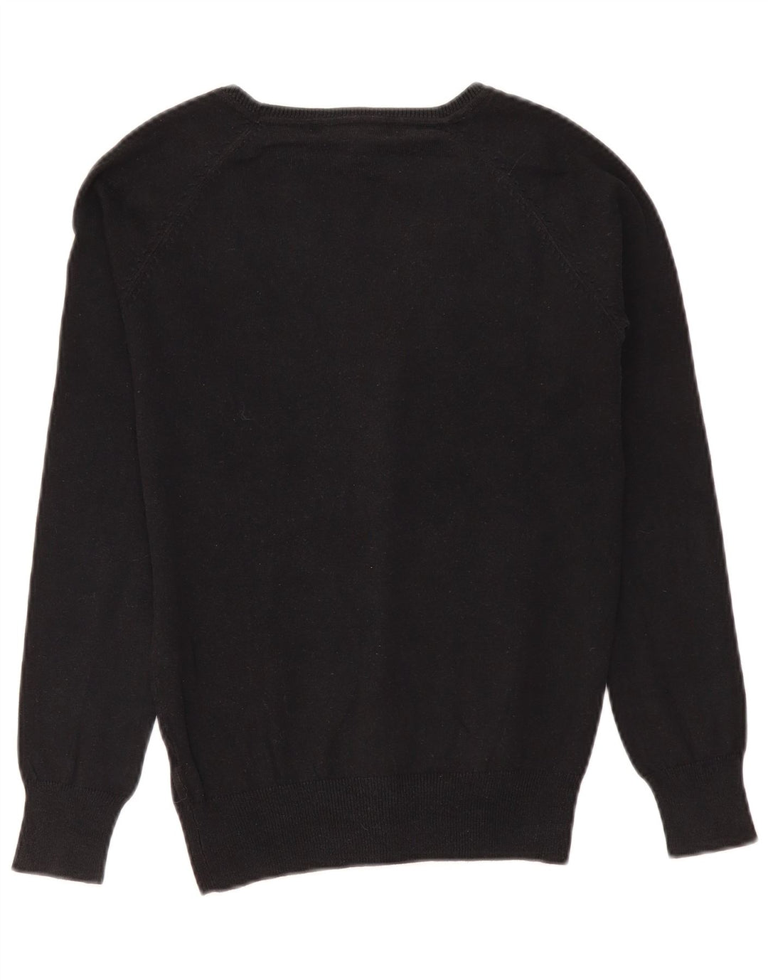 Maglione cardigan da donna Marks & Spencer UK 12 cotone nero medio
