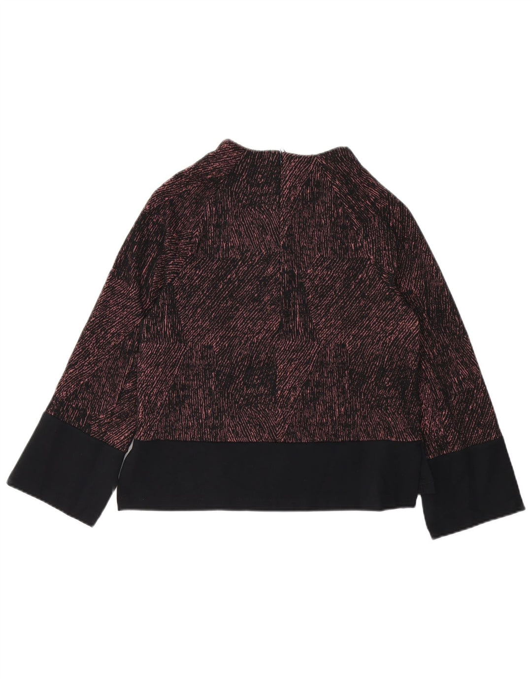 Camicetta a maniche lunghe da donna Marks & Spencer UK 10 piccolo gessato nero