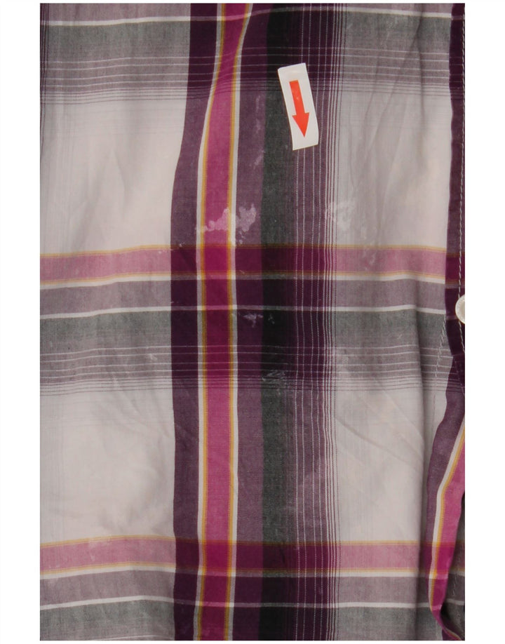 Camicia da uomo Tom Tailor XL in cotone a quadri multicolore
