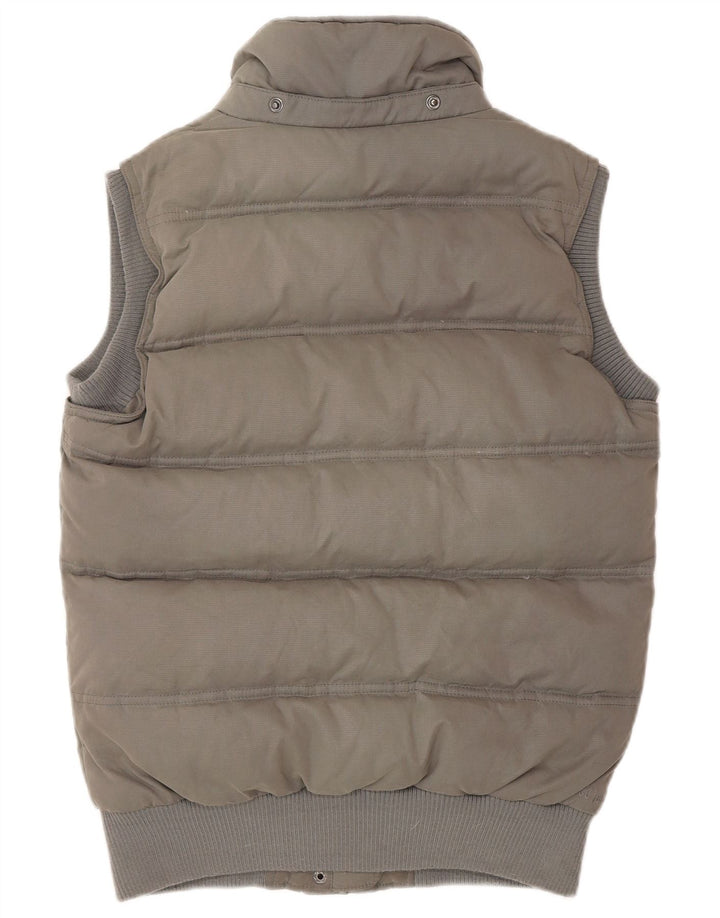 Gilet imbottito da donna Fat Face UK 8 piccolo poliestere grigio
