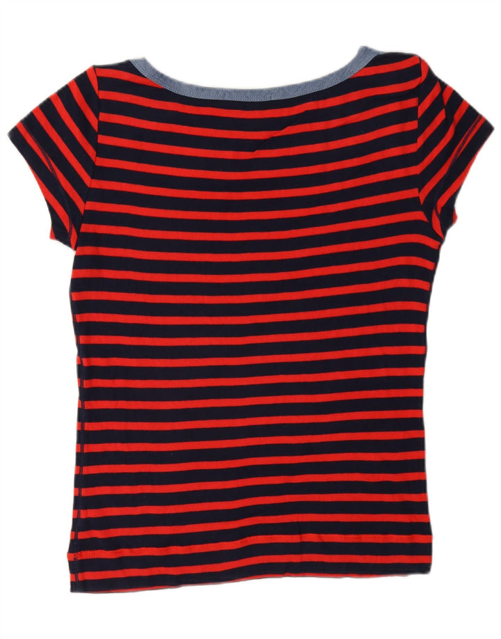 T-shirt da donna Ralph Lauren Top UK 14 a righe rosse medie