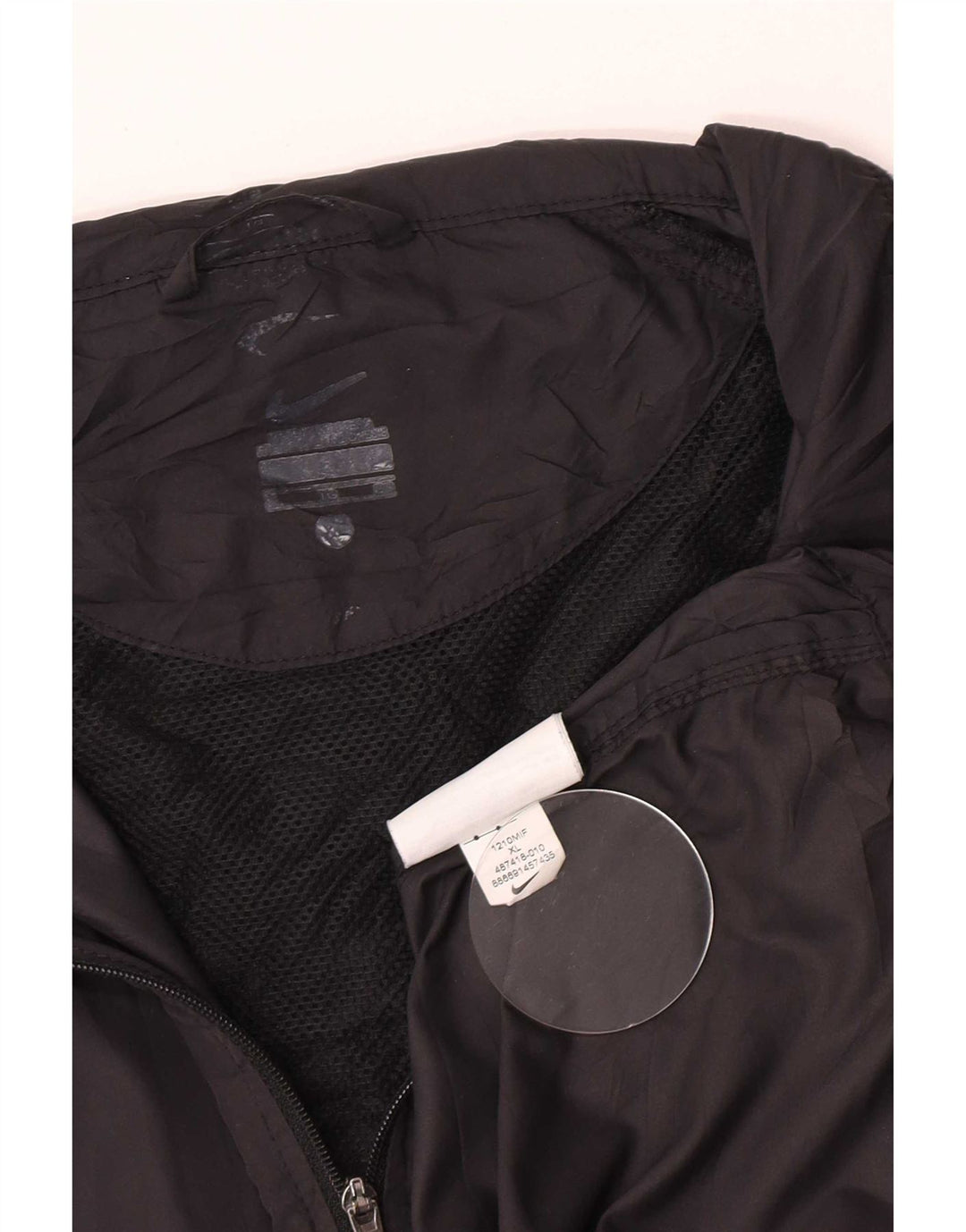 Giacca da ginnastica da uomo Nike XL nera in poliestere