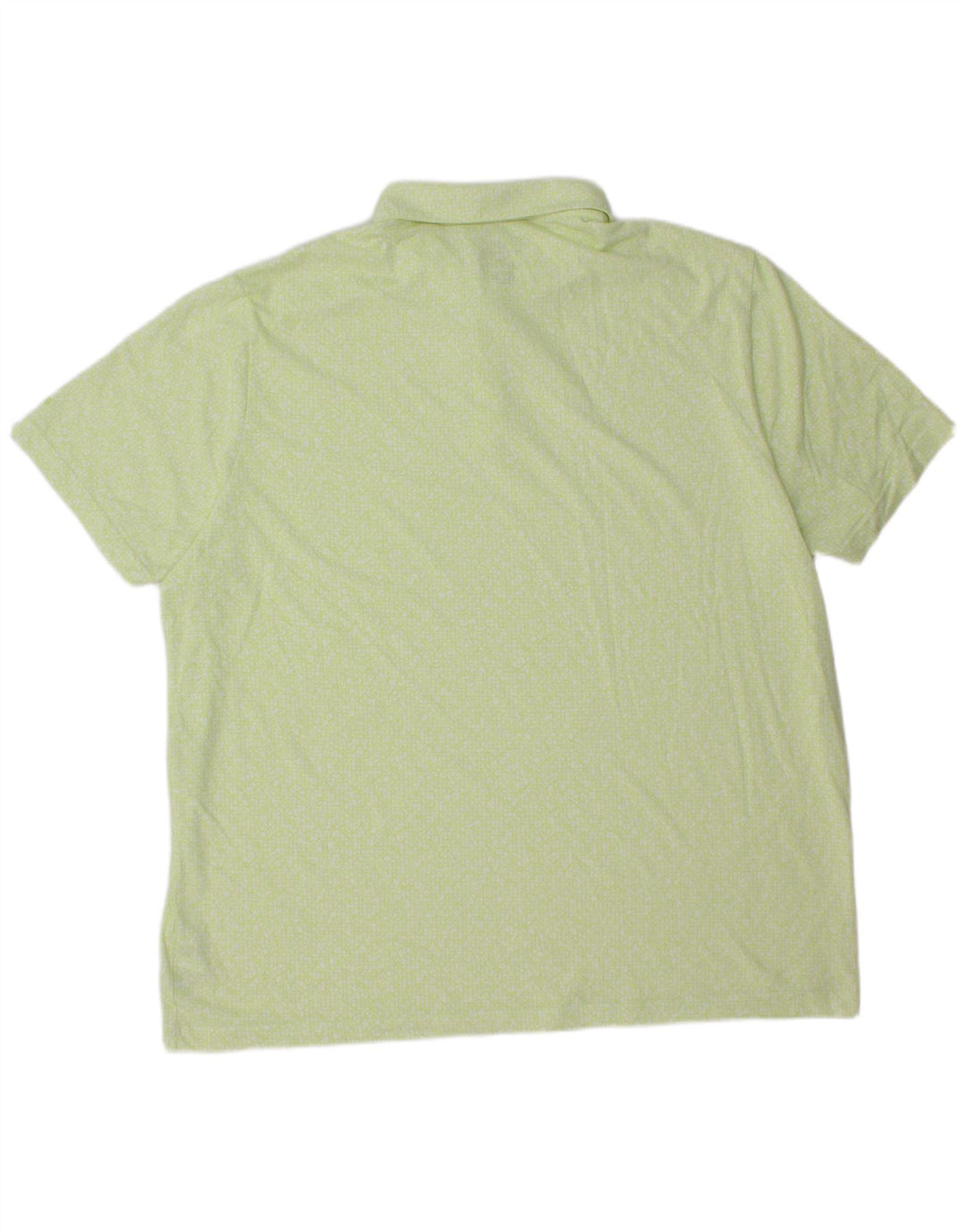ADIDAS Mens Polo Shirt 2XL Green Geometric Polyester
