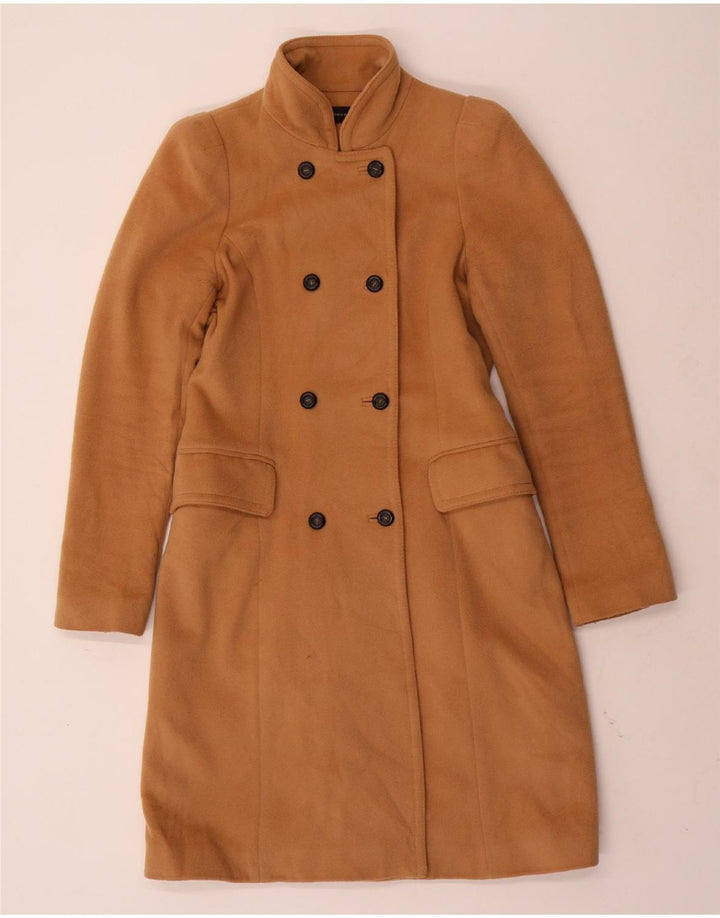Cappotto doppiopetto da donna ZARA UK 12 Lana marrone medio