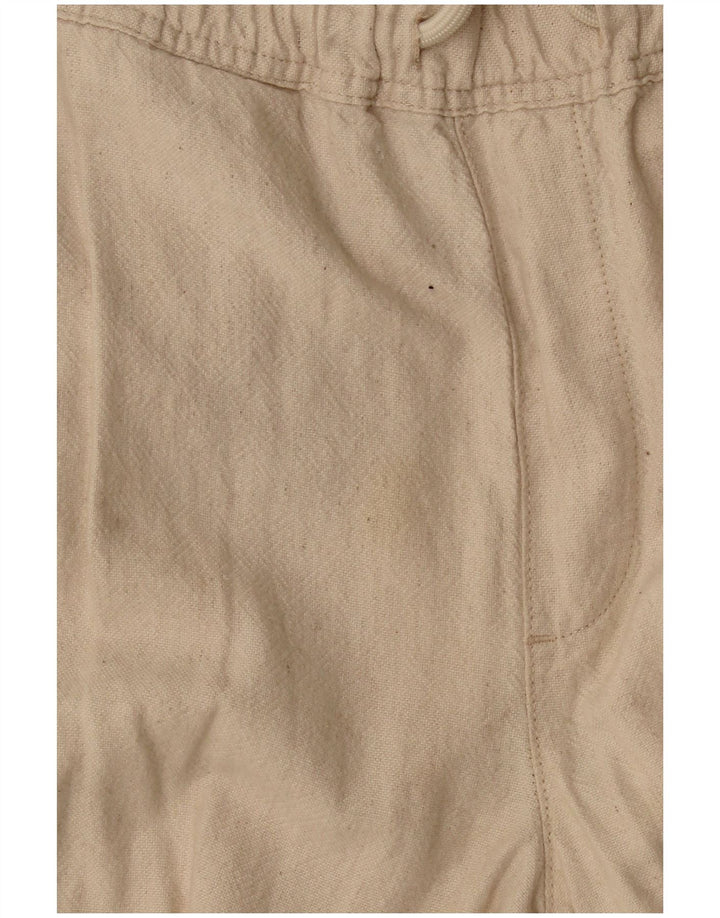 Pantaloni cargo da jogging corti Zara da donna piccoli W30 L25 bianco sporco