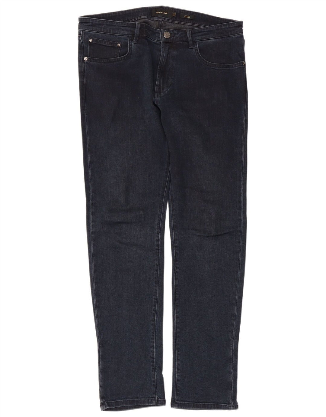 Jeans slim da uomo Massimo Dutti EU 40 Medium W31 L29 Cotone blu navy