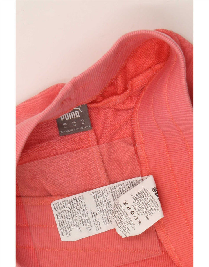 Pantaloncini sportivi da donna Puma UK 14 cotone rosa medio