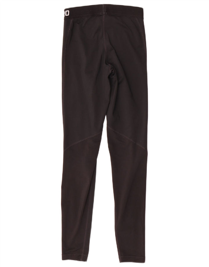 Leggings grafici Nike Dri Fit da donna UK 6 XS poliestere nero