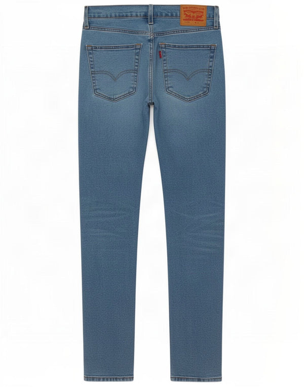 Jeans Levi's Uomo 512 Slim Fit affusolati W30 L34 Cotone Blu