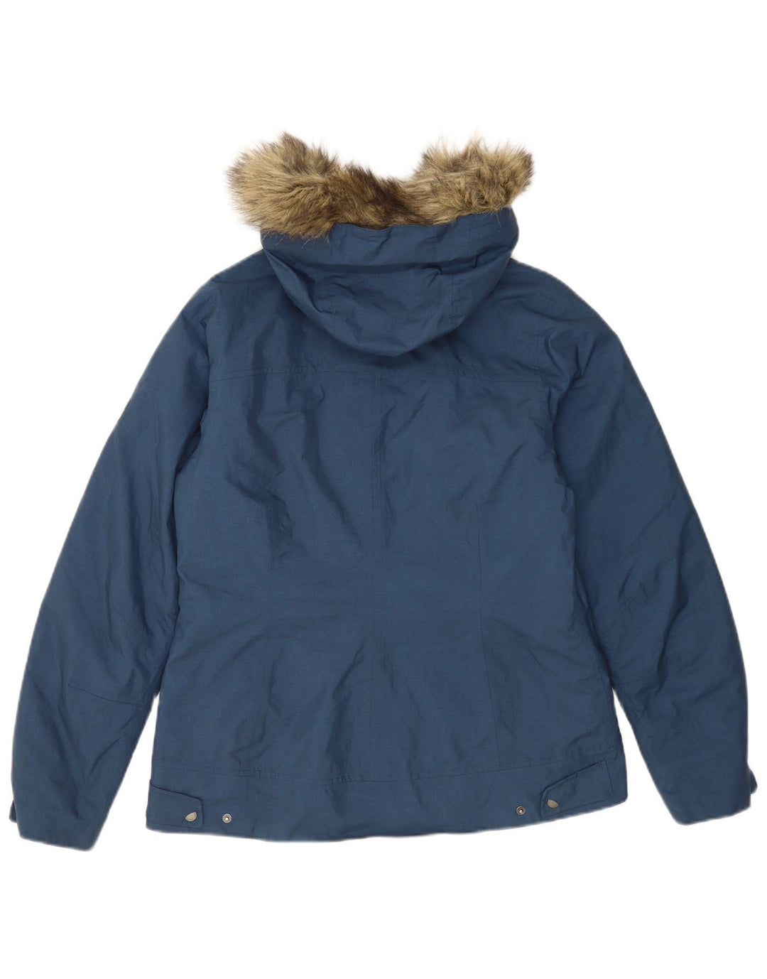 Giacca a vento con cappuccio da donna Jack Wills UK 12/14 medio blu navy